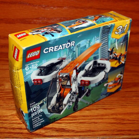 3/55❤️sealed 31071 LEGO Creator 3-in-1 Drone Explorer Swamp Boat Propeller Plane - Picture 2 of 14